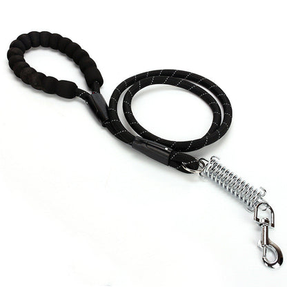 Dog Leash EVA Nylon Reflective Spring Leash Dog Leash