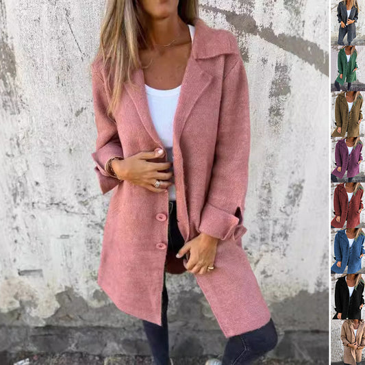 Single Breasted Cardigan With Pockets apparels & accessories