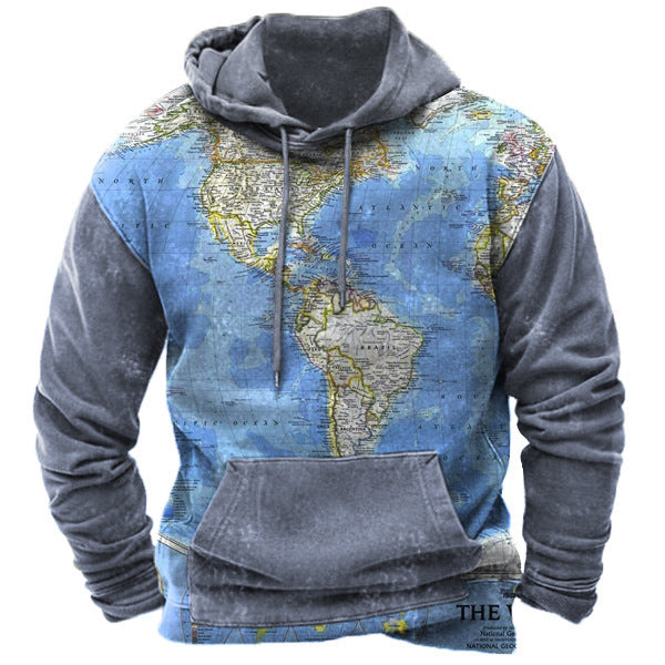 Digital Printing Street Sports Fashion Trend Hoodie T-Shirt