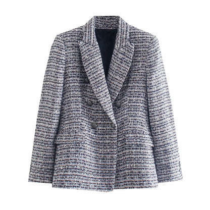 Commuter Ladies Style Woolen Textured Blazer apparel & accessories