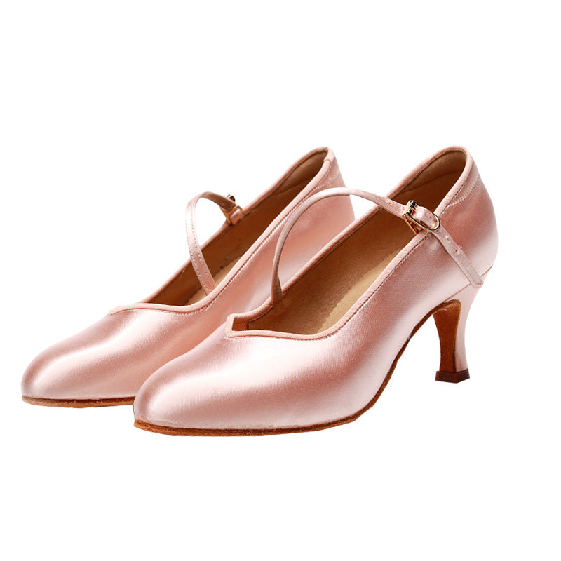 Satin Light Skinned Women's Modern Soft Soled Shoes Shoes & Bags