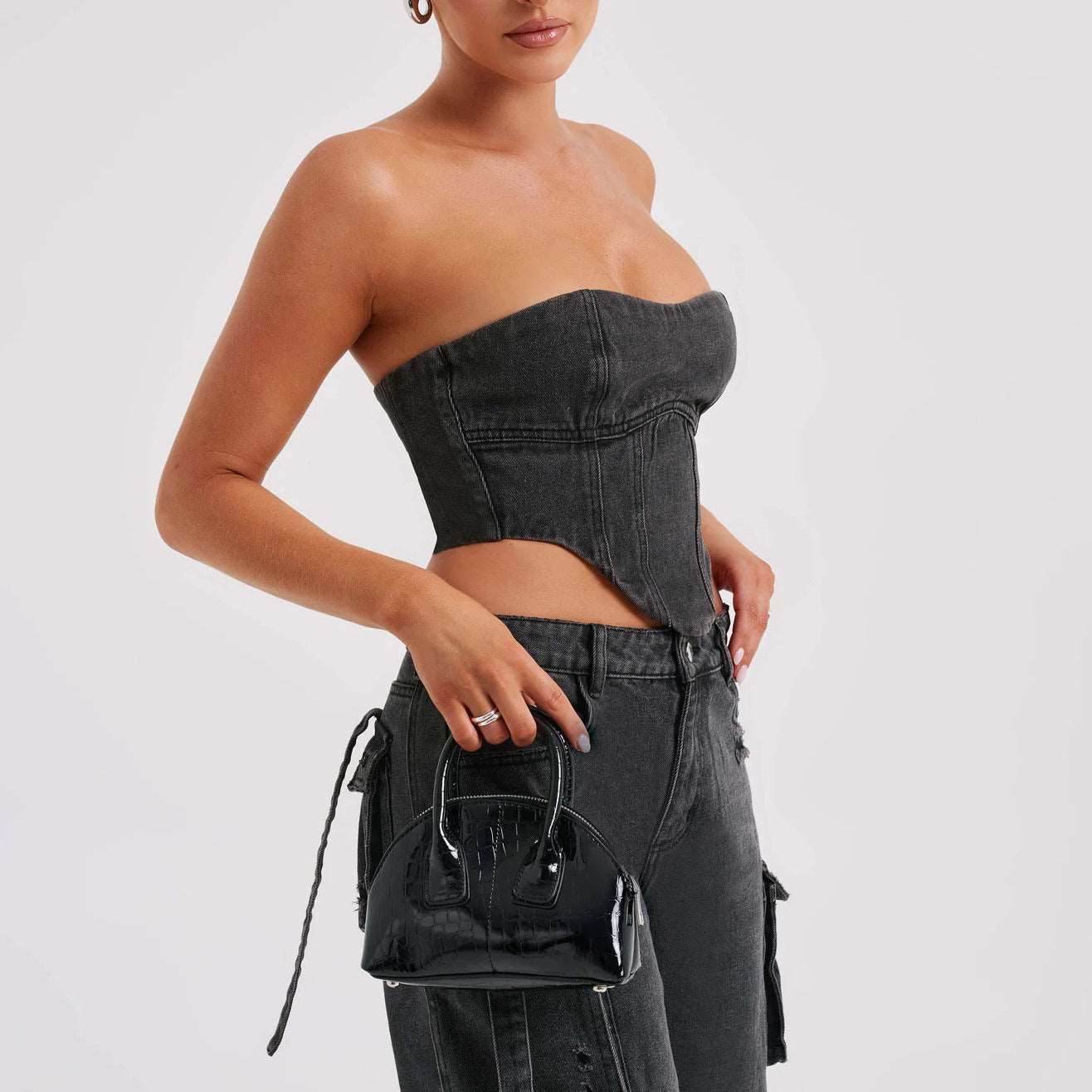 American-style Low Waist Pocket Stitching Jeans apparels & accessories