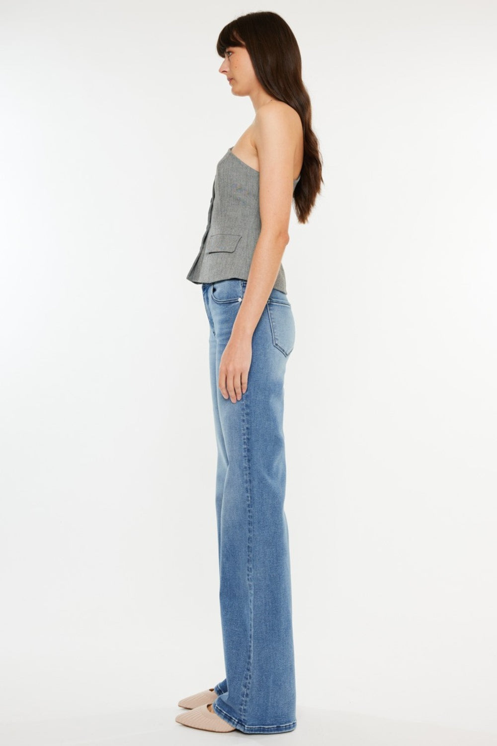 Kancan Ultra High Rise Cat's Whiskers Jeans Bottom wear