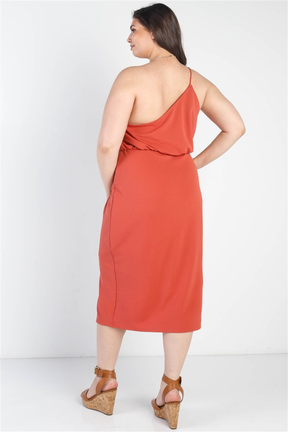 Gilli Slit One Shoulder Sleeveless Dress Dresses & Tops