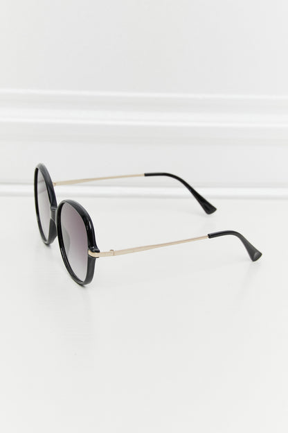Metal-Plastic Hybrid Full Rim Sunglasses apparel & accessories