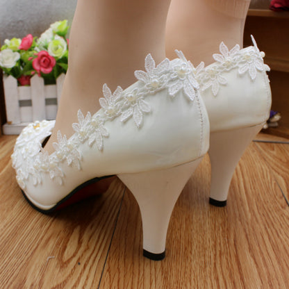 High Heel Shallow Mouth Rhinestone Wedding Shoes Shoes & Bags