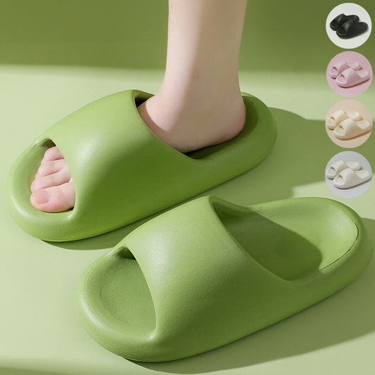 Bread Shoes Soft Slippers Summer Candy Color Bathroom Slippers