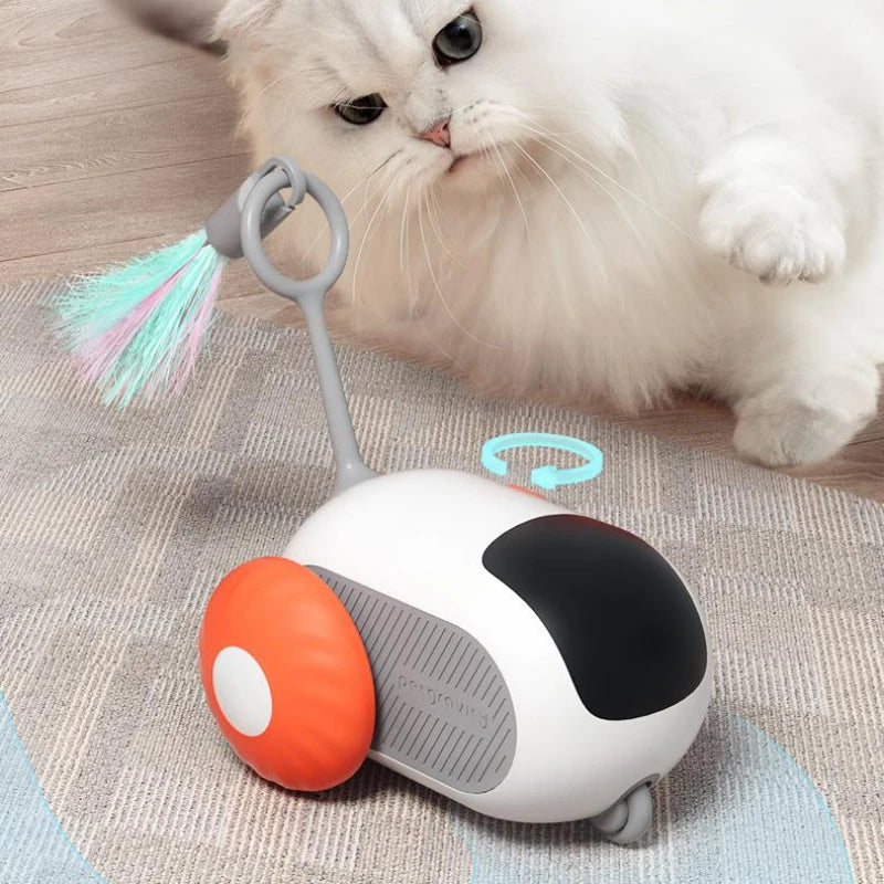 Remote Control Interactive Cat Car Toy USB Charging Chasing Automatic Self-moving Remote Smart Control Car Interactive Cat Toy Pet Products Pet Products