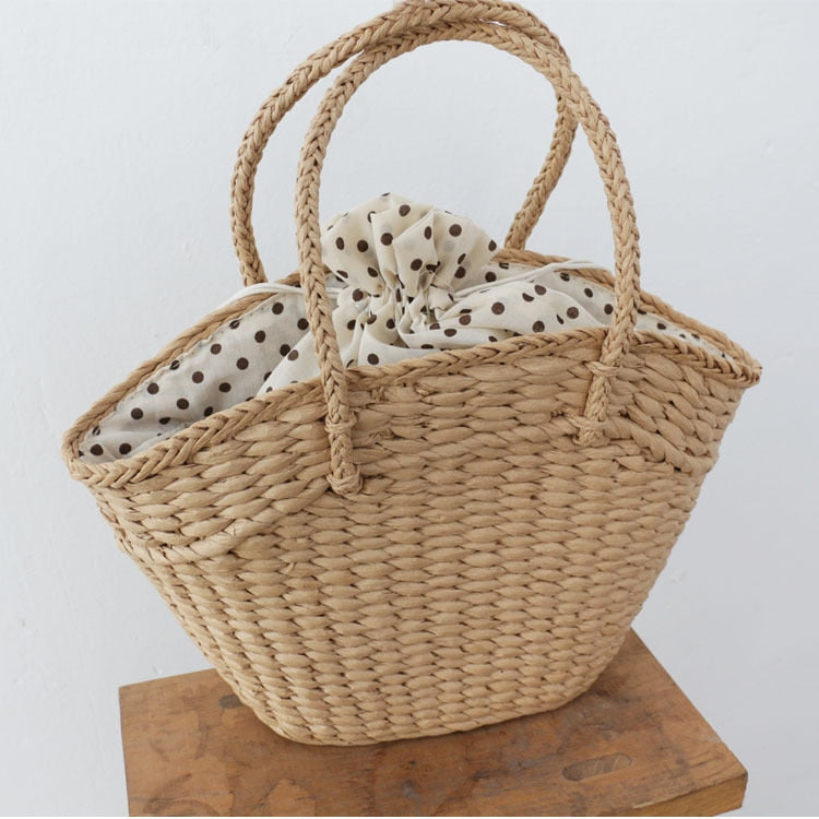 Fashion Rattan Wicker Lady Bags Shoes & Bags