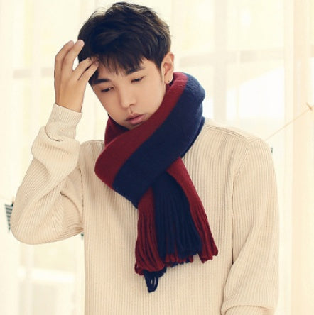 Men Scarves Can Match Colors Fashion Men's Scarves