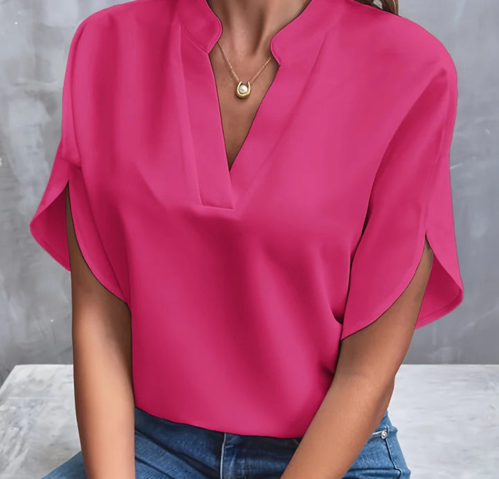 Summer Short-sleeved Chiffon Shirt apparel & accessories