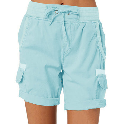 Women's Casual High Waist Cargo Shorts apparel & accessories