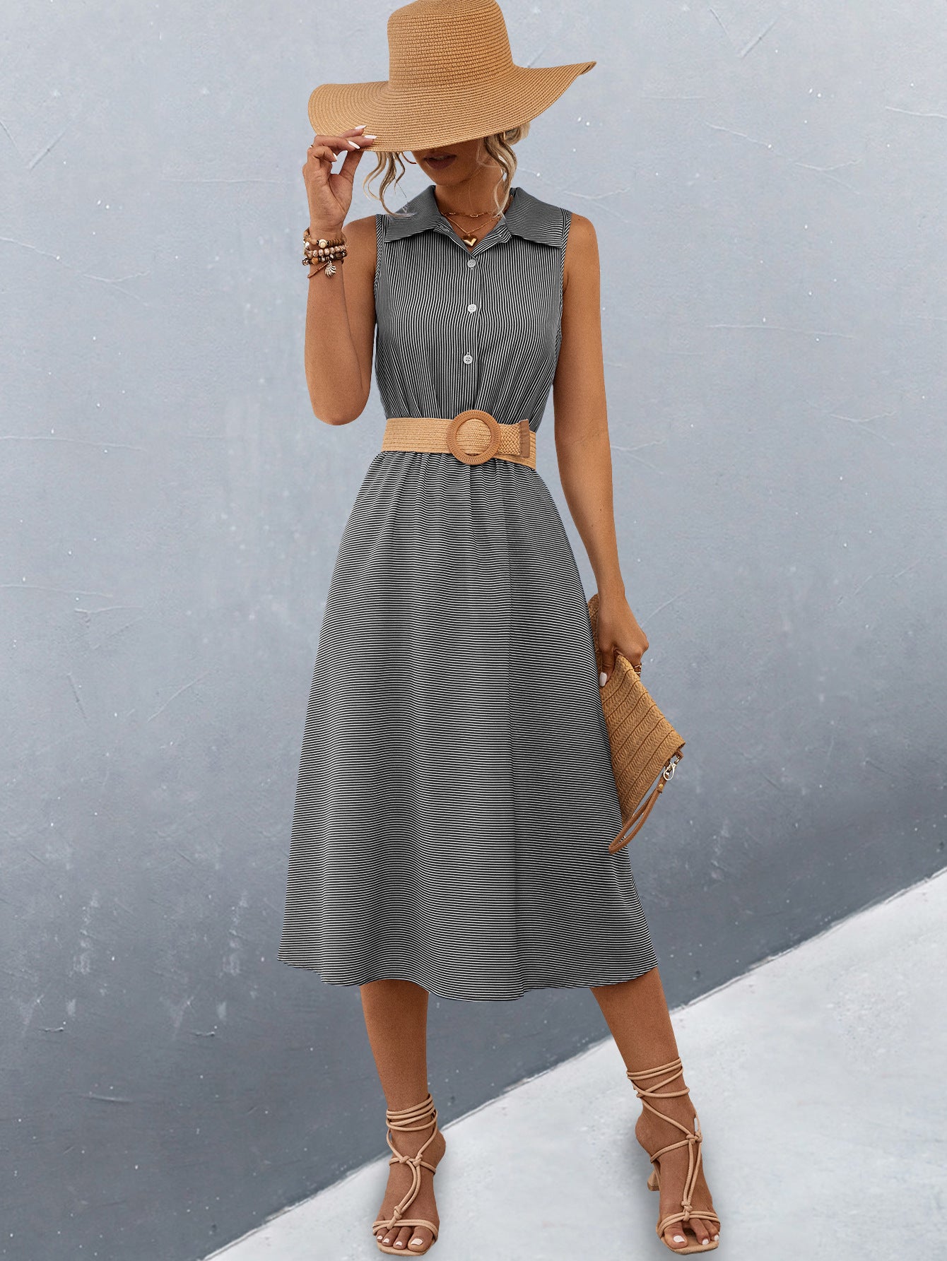 Women's Clothing Button Shirt Dress apparel & accessories