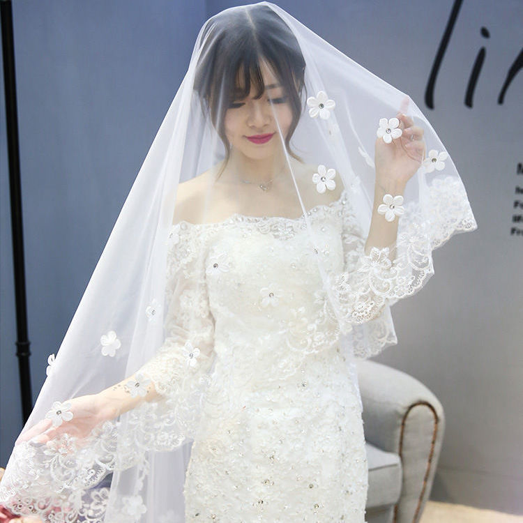 Veil Lace Petal Veil apparels & accessories