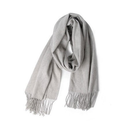 Faux Cashmere Scarf Solid Color Winter Men's Scarves