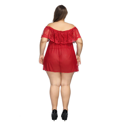 plus size lace shoulder dress Dresses & Tops