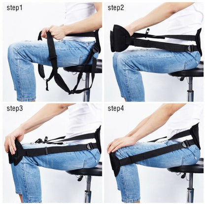 Portable Back Support Belt Cushion for Better Sitting Posture Perfect Back Waist Corrector Orthosis Protector for Lower Back fitness & sports