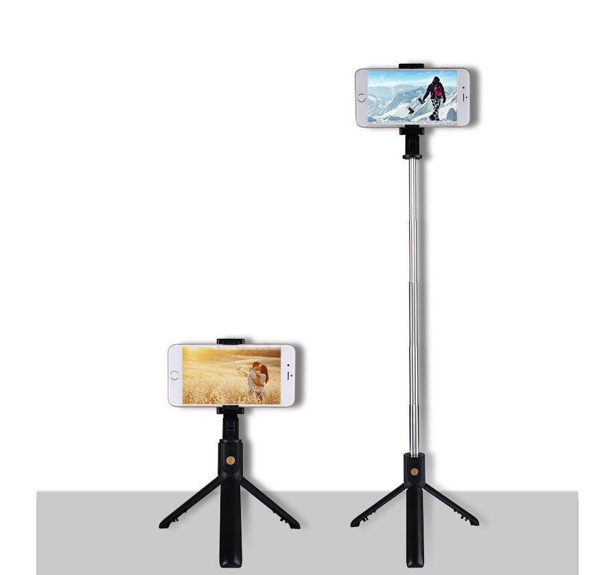 Compatible with Apple, Bluetooth version of stainless steel tripod Gadgets