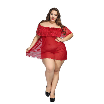 plus size lace shoulder dress Dresses & Tops