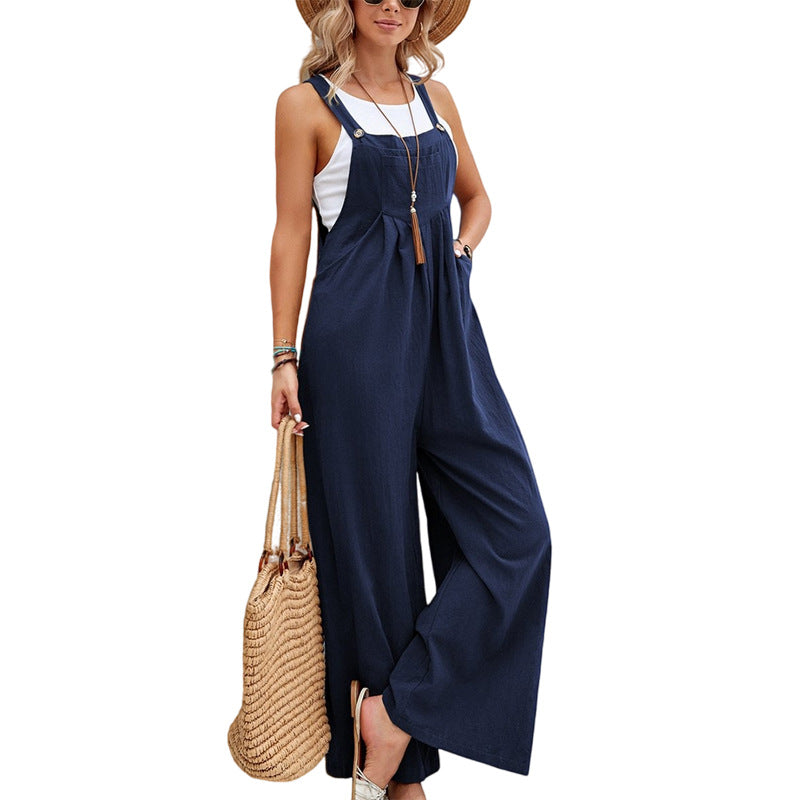 Women Long Bib Pants Overalls Casual Loose Rompers apparel & accessories