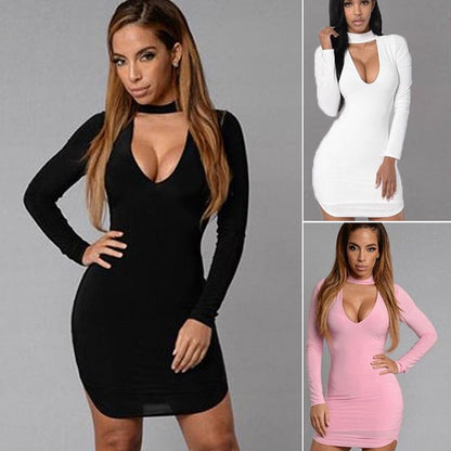 European, American, bursting, V collar, cocktail dresses and dress sexy dresses apparels & accessories