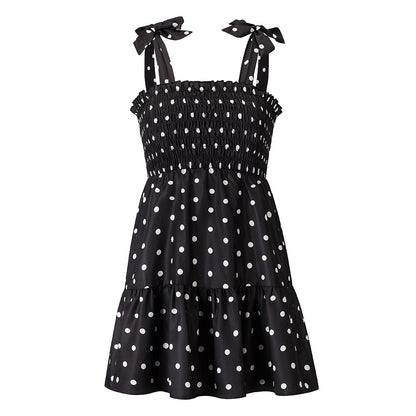 Dress Sexy Polka Dot Print Suspender Skirt apparel & accessories