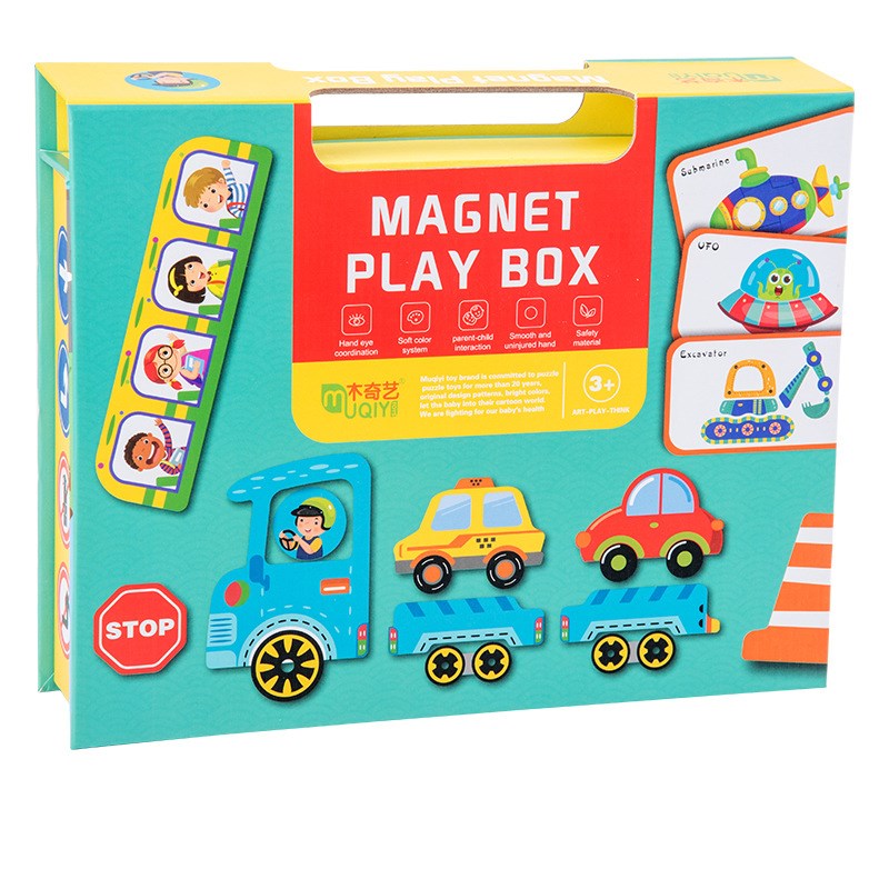 Children's educational toys 3-6 years puzzle magnetic book Toys