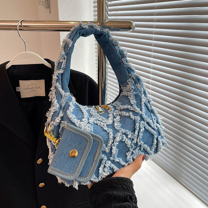 Summer Fashion Denim Handbag Niche Design apparel & accessories