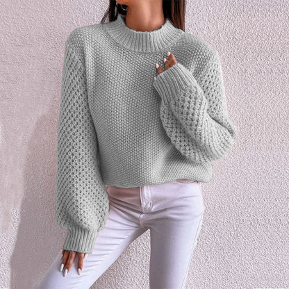 Long Sleeve Round Neck Warm Sweater apparels & accessories