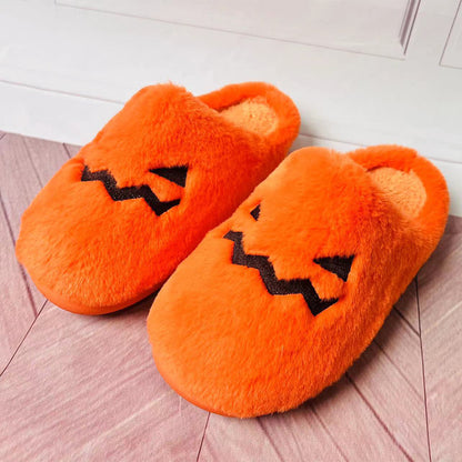 Cute Halloween Pumpkin Slippers halloween