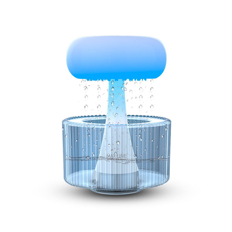 Jellyfish Raindrop Humidifier Ultrasonic Atomization Seven-color Ambience Light Cloud Rain Aroma Diffuser HOME