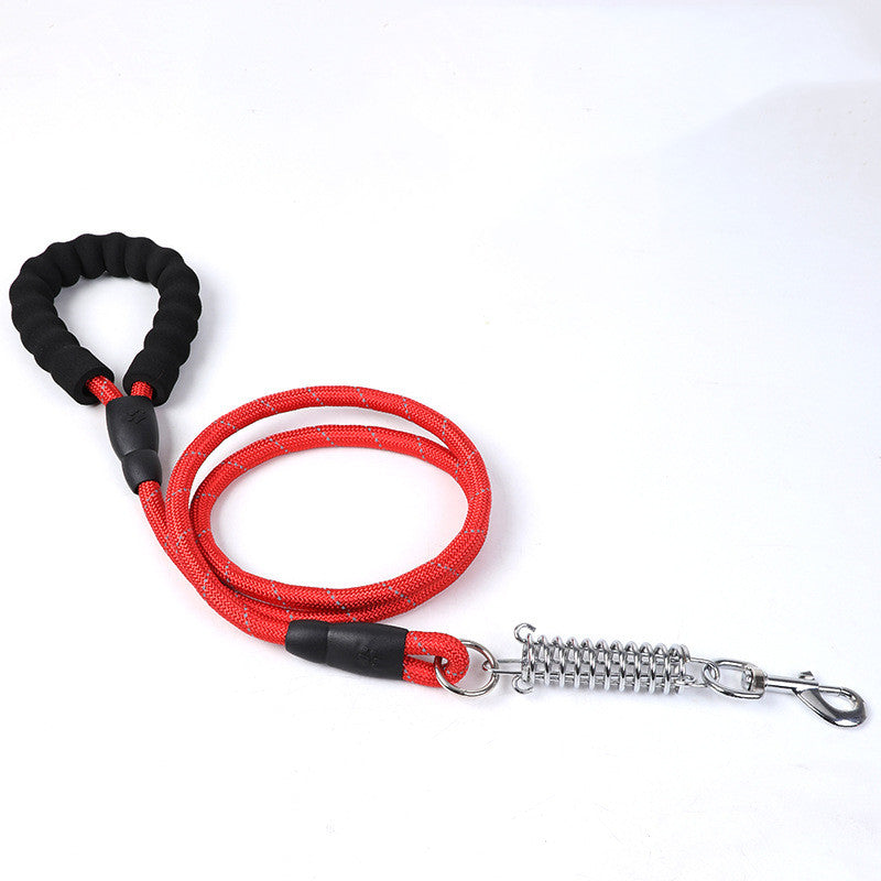 Dog Leash EVA Nylon Reflective Spring Leash Dog Leash