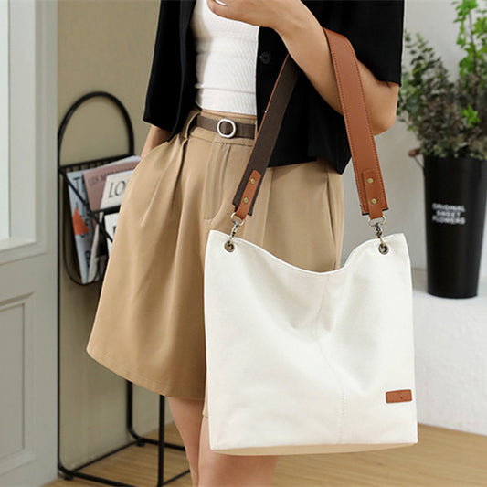 Women's Fashion Casual Canvas Shoulder Bag Large Capacity apparel & accessories