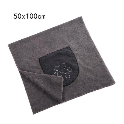 Pet absorbent bath towel Pet Bath towel