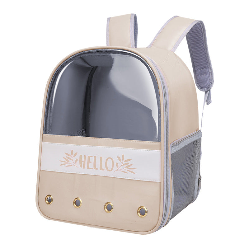 Colorblock Backpack For Pets Pet Backpack