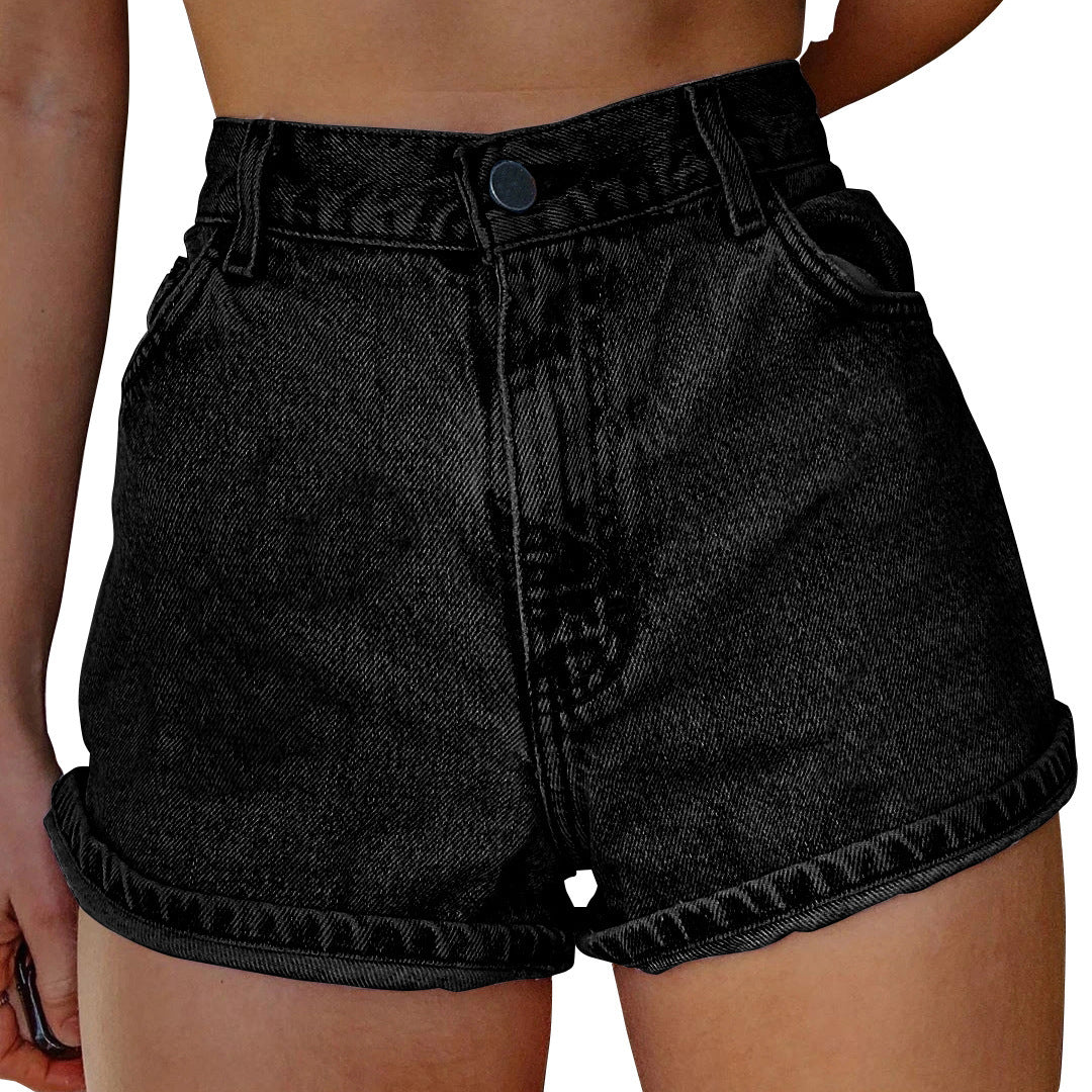 Printed Summer Artistic Vintage Women's Clothing Denim Shorts apparel & accessories