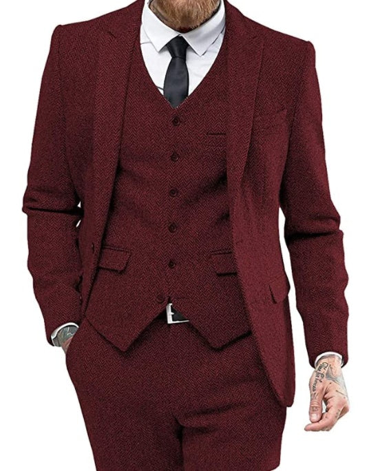 Men's suit three-piece suit T-Shirt