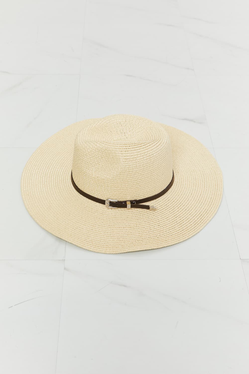 Fame Boho Summer Straw Fedora Hat apparel & accessories