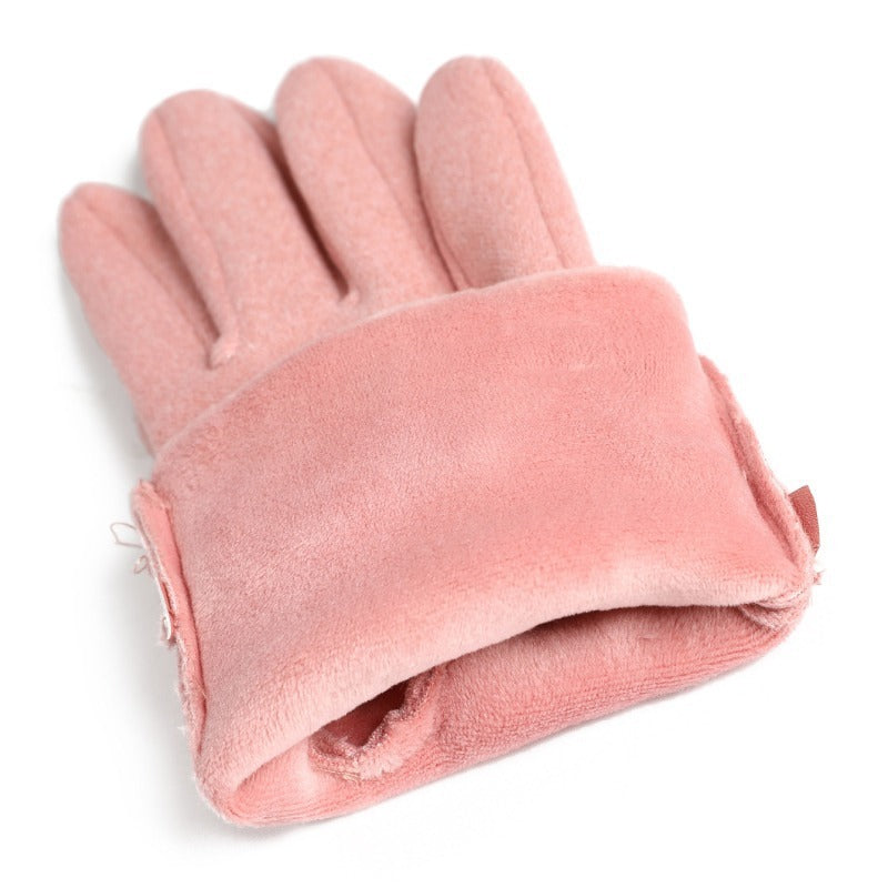 Bow Tie Touch Screen Warm Gloves apparels & accessories