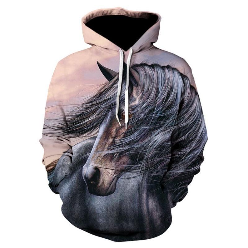 3D Printed Men's Daily Hooded Sweater Hoodie