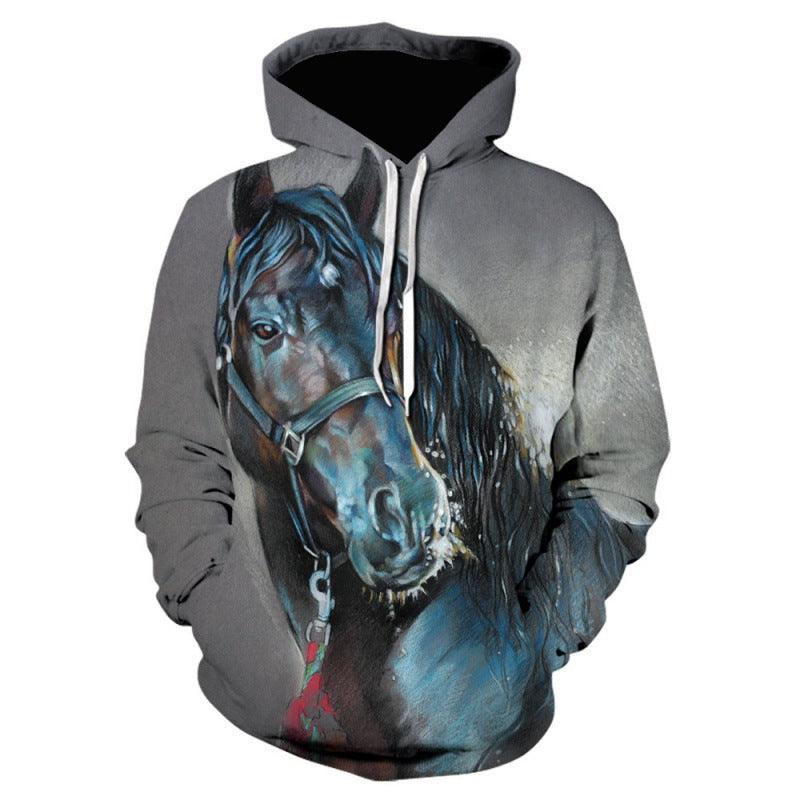 3D Printed Men's Daily Hooded Sweater Hoodie