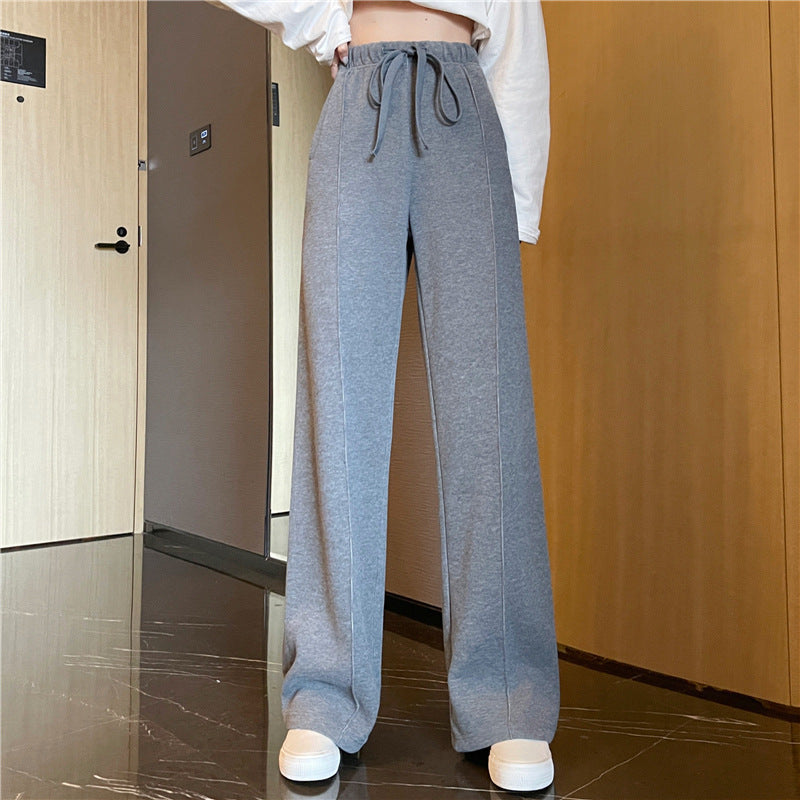 Women's Slimming Versatile Casual High Waist Wide Leg Pants apparel & accessories