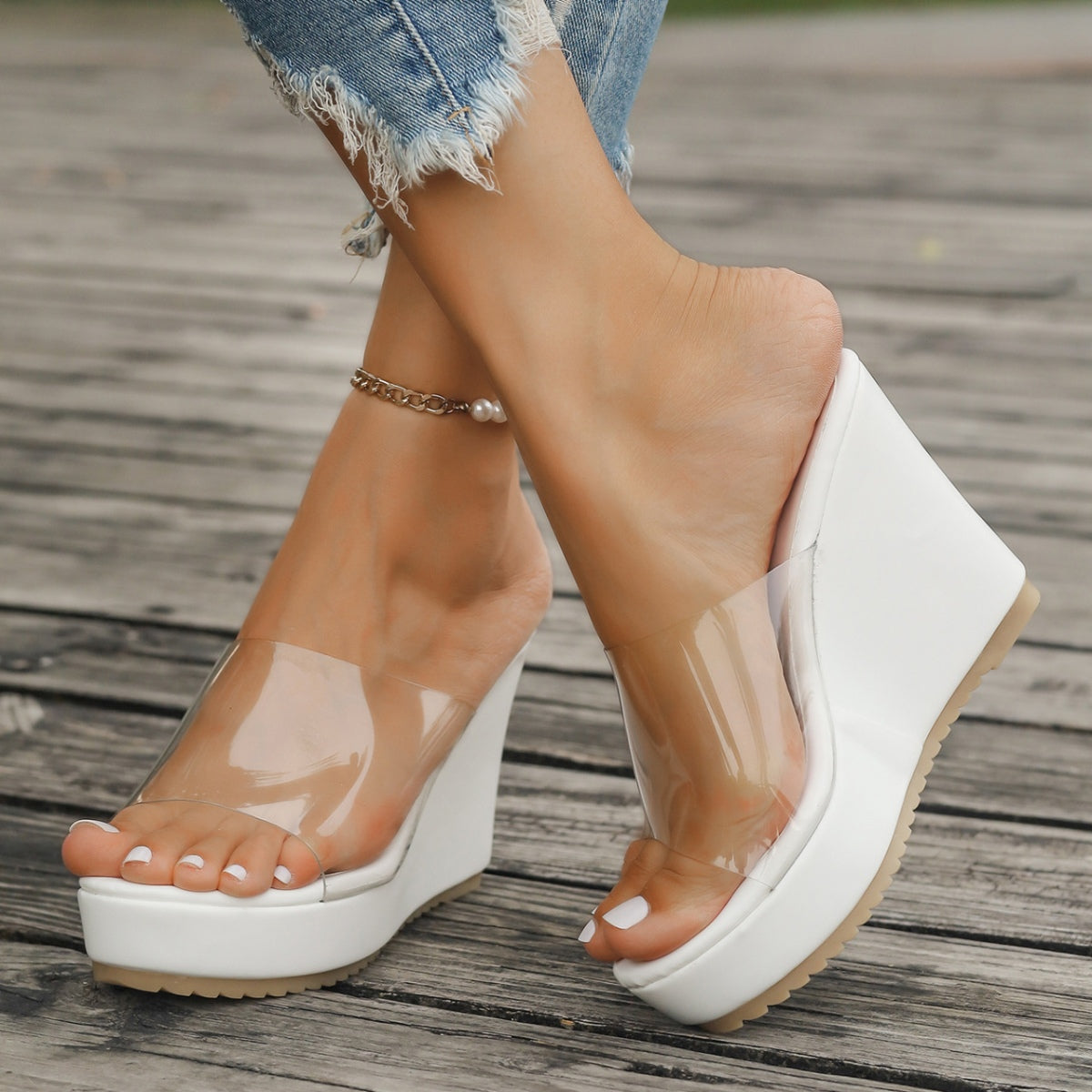 Open Toe Wedge Sandals shoes, Bags & accessories