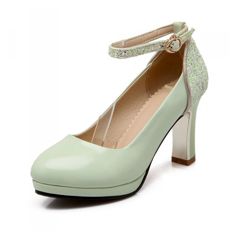 High Heels Color Matching Women's Shoes Fashion Shoes & Bags