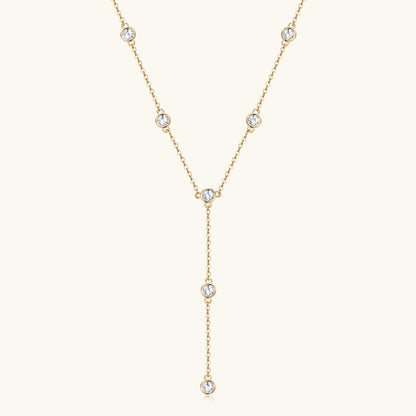 1.1 Carat Moissanite Sterling Silver Necklace Jewelry