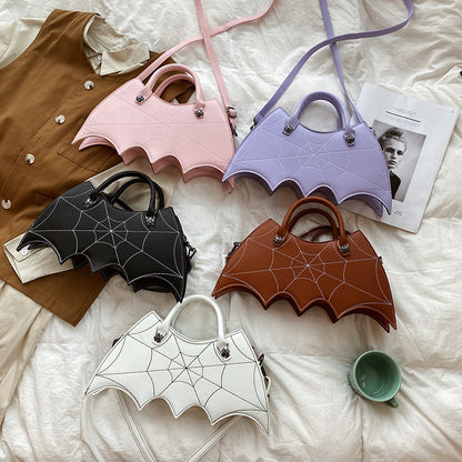 Halloween Spider Web Shape Shoulder Bags halloween