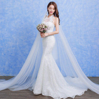 bride wedding fashion lace fishtail skirt Slim Skinny tail wedding dress apparel & accessories