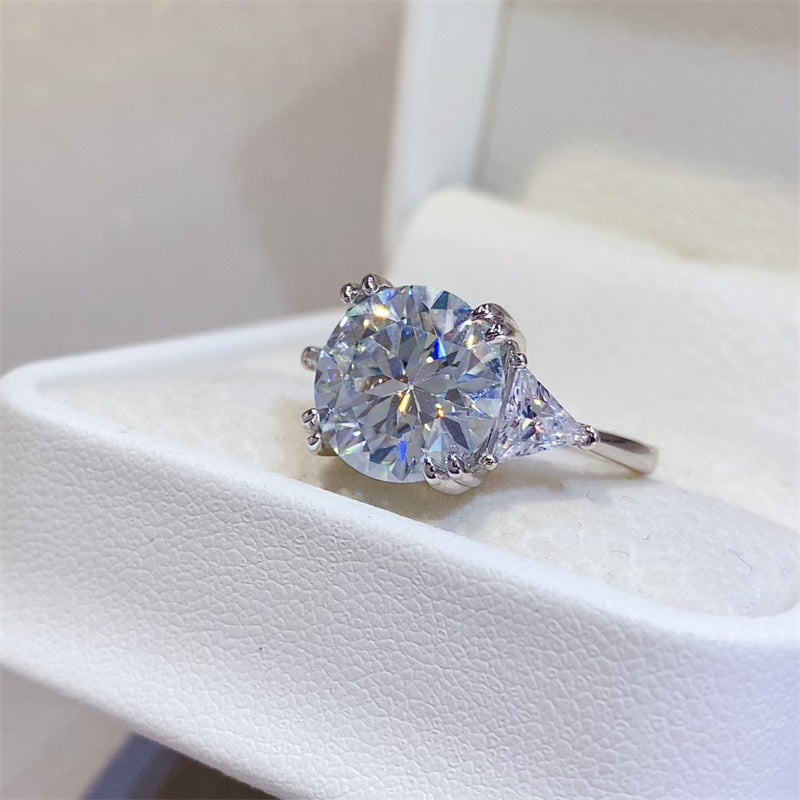 5 Carat Moissanite 925 Sterling Silver Ring 