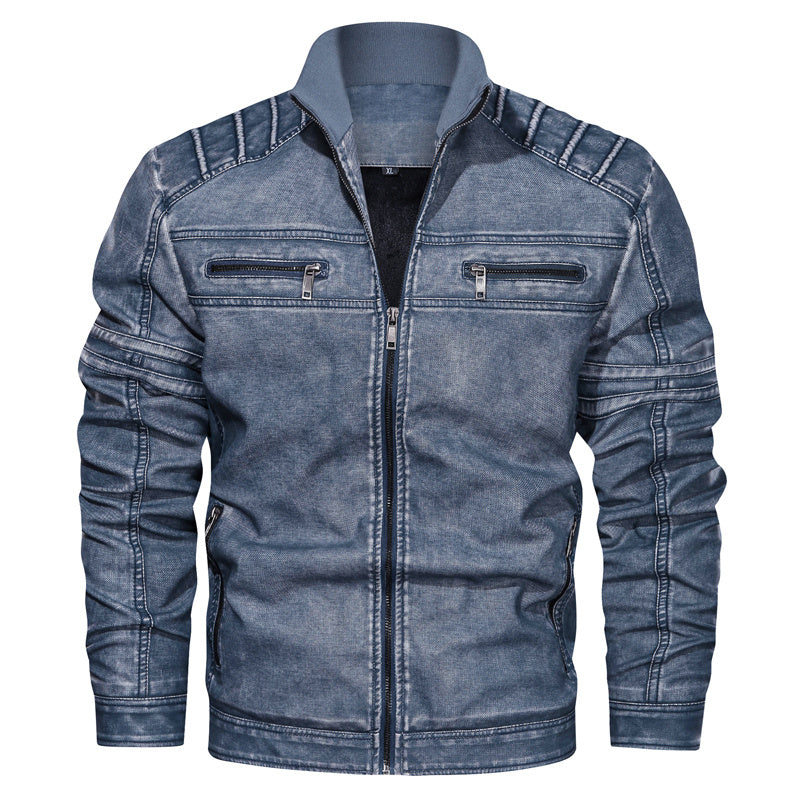 Men's vintage leather jacket apparels & accessories