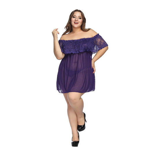 plus size lace shoulder dress Dresses & Tops